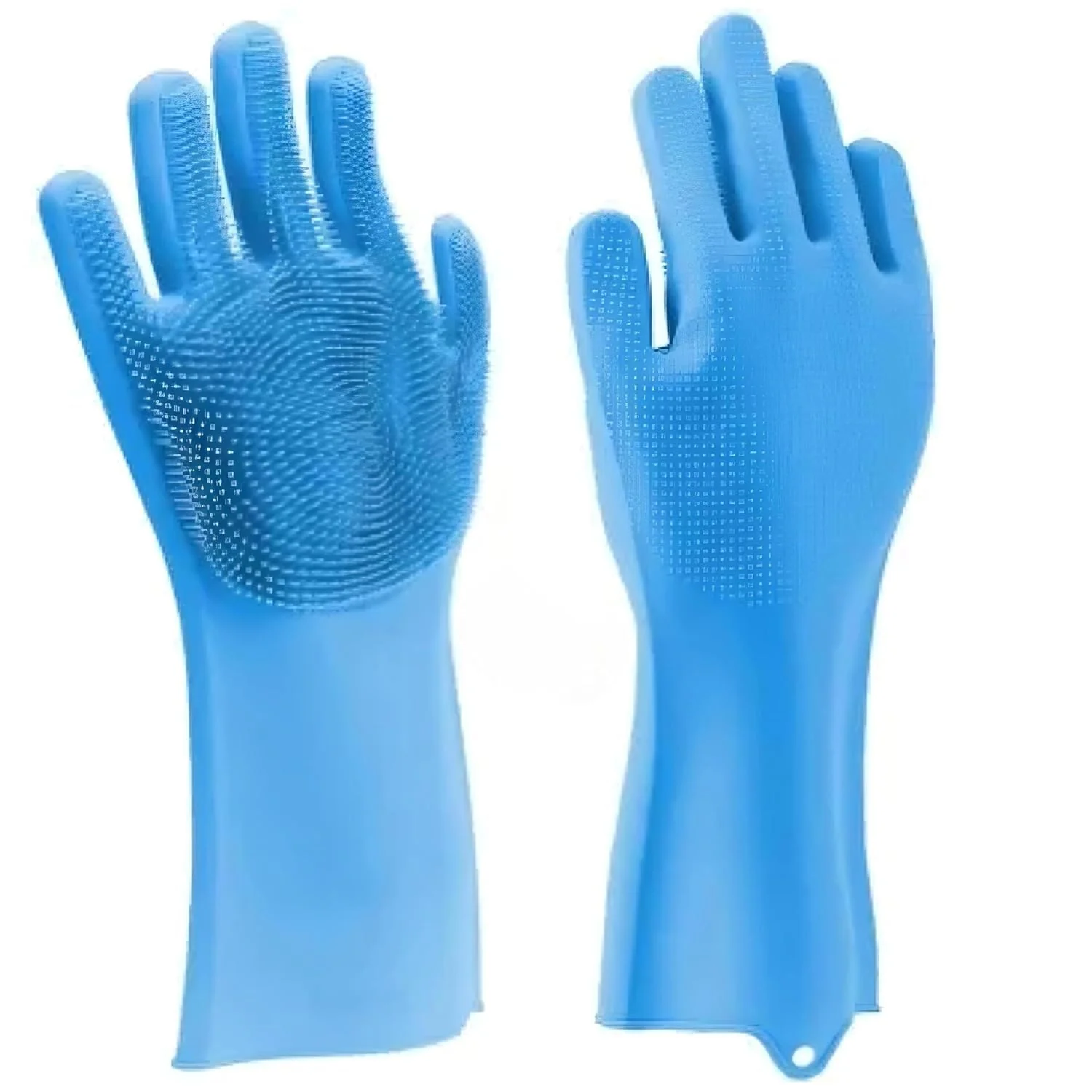 MECHDEL Gloves for Washing Dishes/Hand Gloves for Kitchen/Kitchen Gloves for Dishwashing/Dish Washing for Women/Cleaning/Rubber Scotch/Home Essentials Product/Silicone/cooking/Bathroom/Car-Multicolour - Image 8