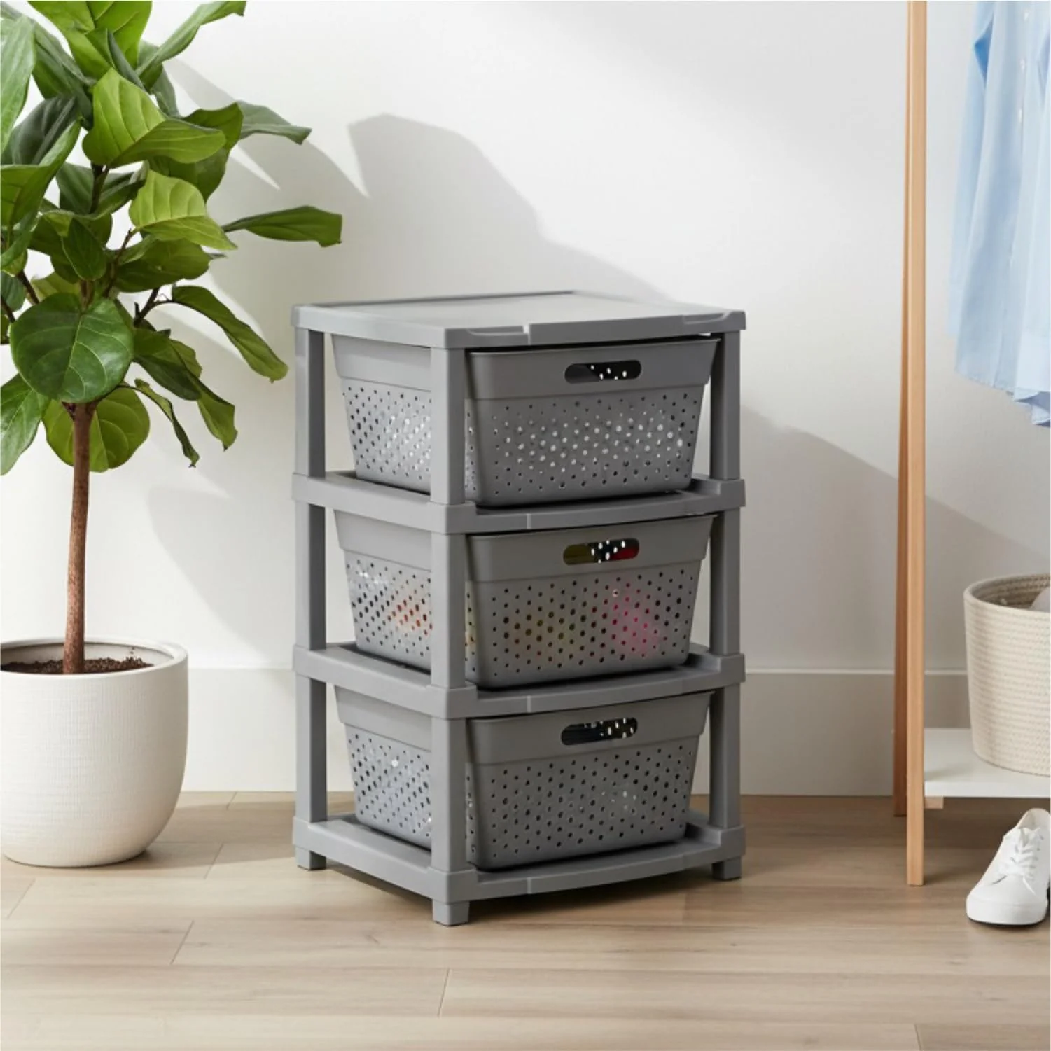 MECHDEL  6-Tier Plastic Storage Cabinet Organizer/Modular Plastic Drawer System for Home, Office, Hospital, Parlor, School, Doctors, and Kids' Rooms/Modular Kitchen & Toy Organizer - Image 17