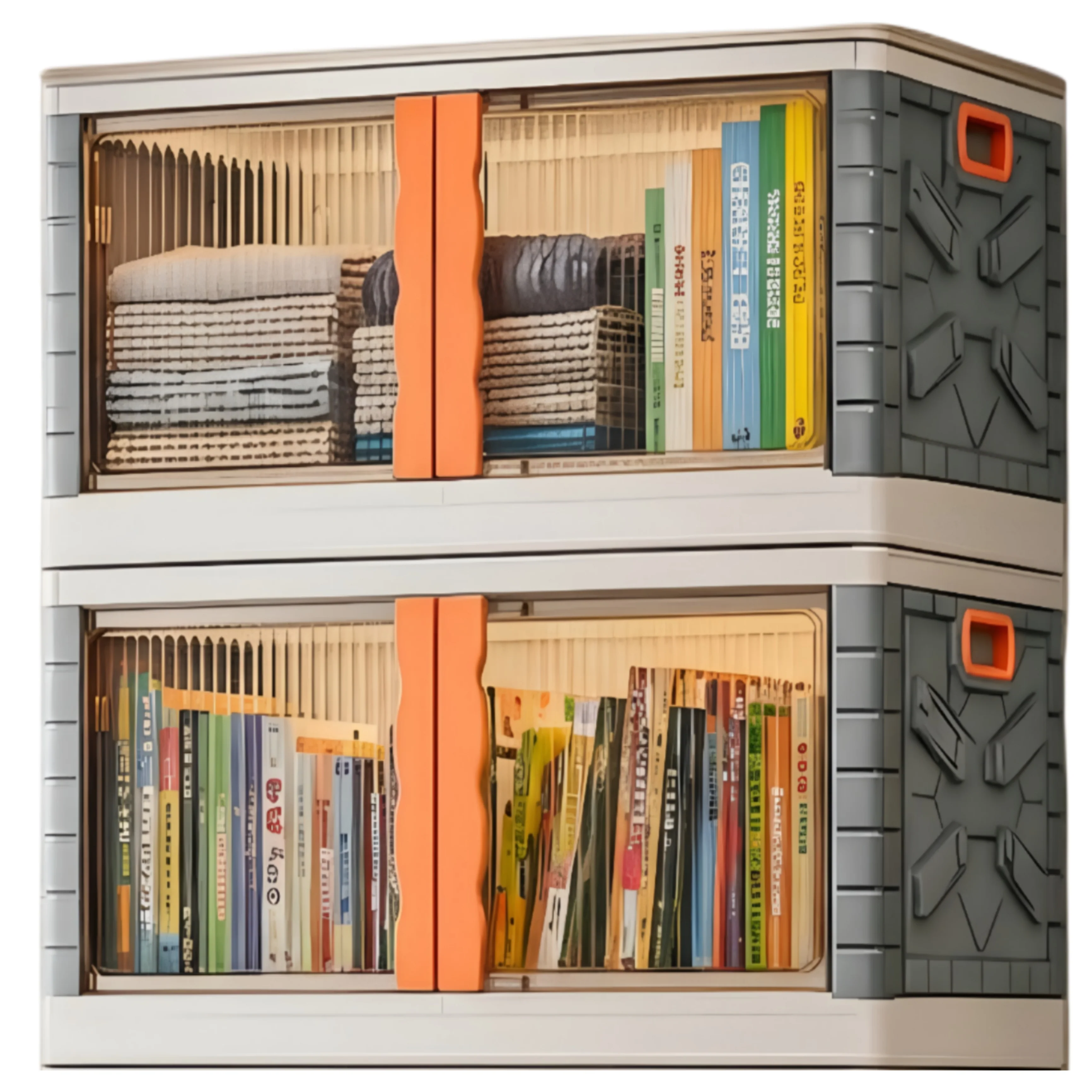 Mechdel Clothes Organizer Rack, 2 Door Storage Bin - Image 17