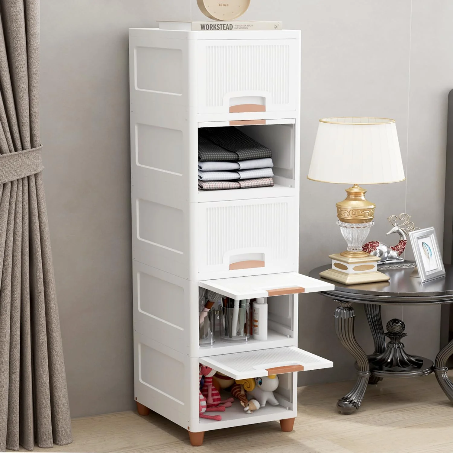 Mechdel Foldable Organizer for Clothes Cupboard rack -Medium size - Image 13