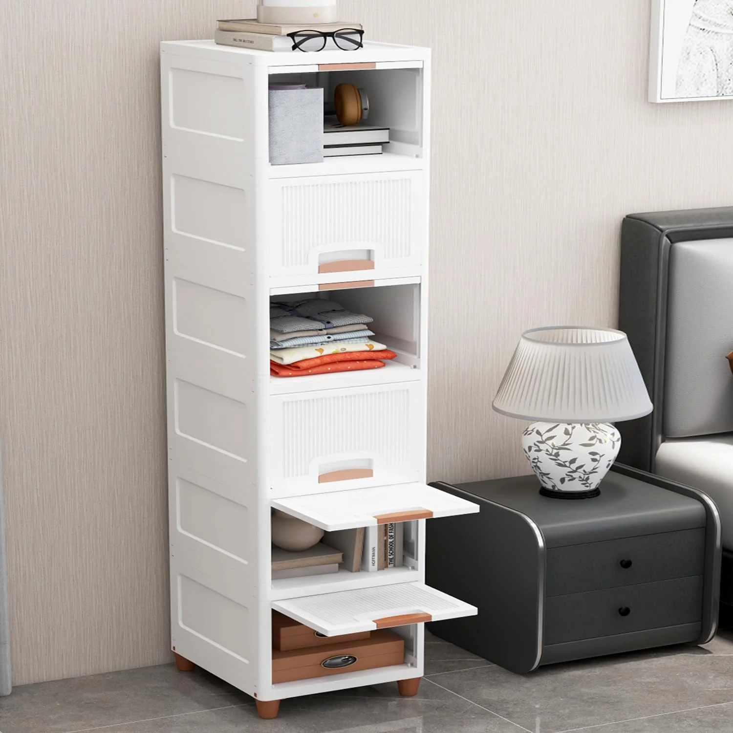 Mechdel Foldable Organizer for Clothes Cupboard rack -Medium size - Image 14