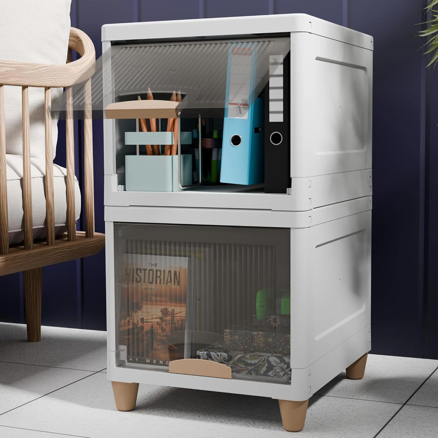 Mechdel Foldable Organizer for Clothes Cupboard rack -Medium size - Image 17