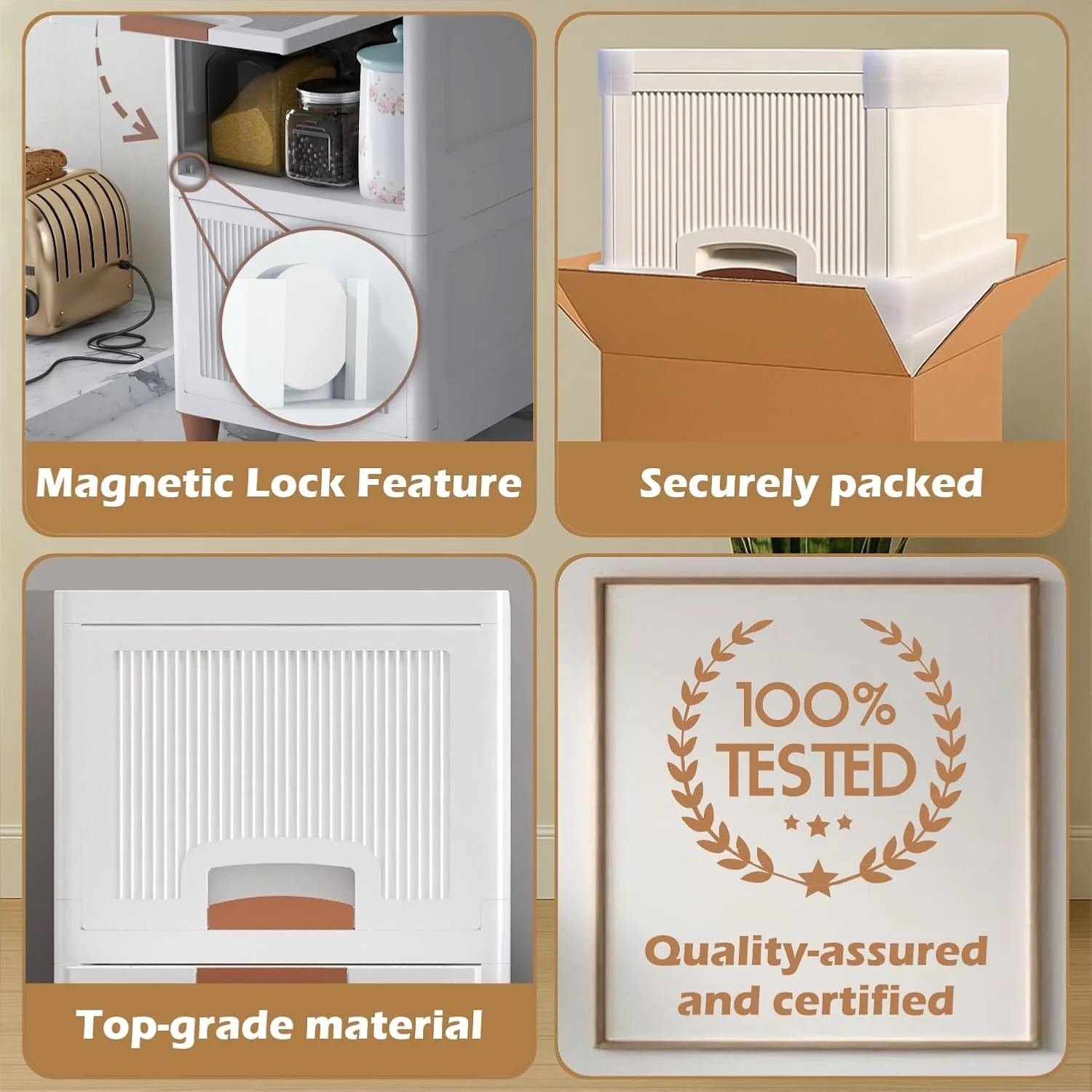 Mechdel Foldable Organizer for Clothes Cupboard rack -Medium size - Image 6