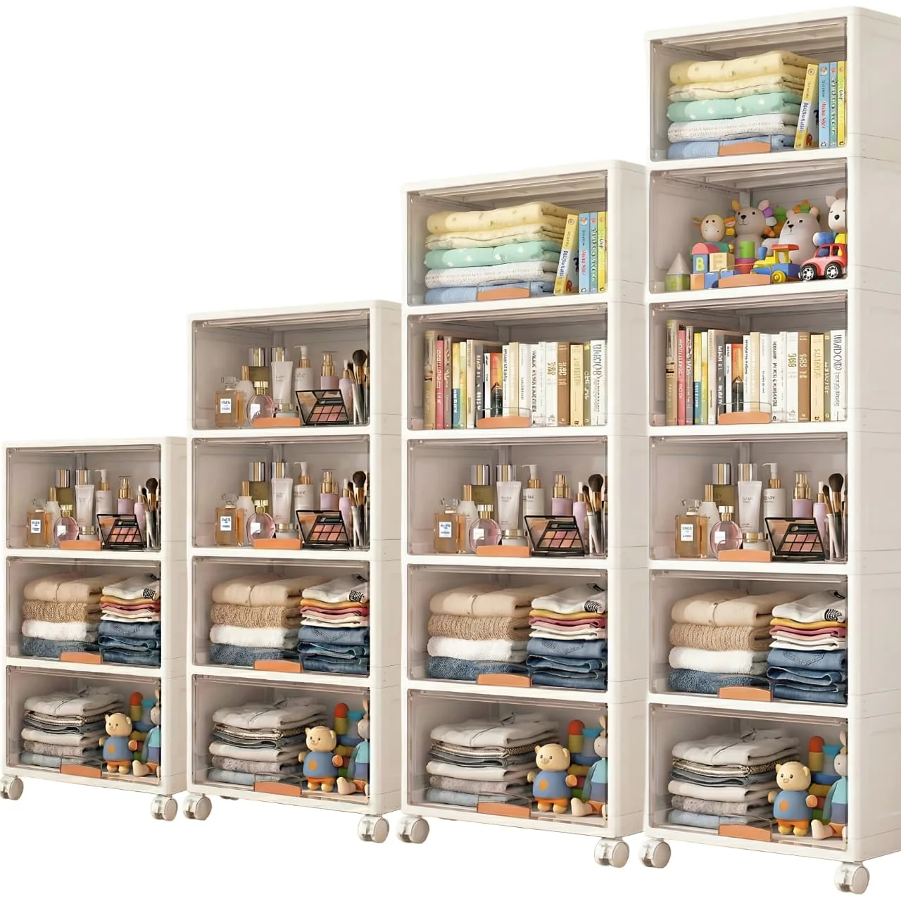Mechdel Foldable Plastic Cupboard Rack WITH WHEELS - Image 8
