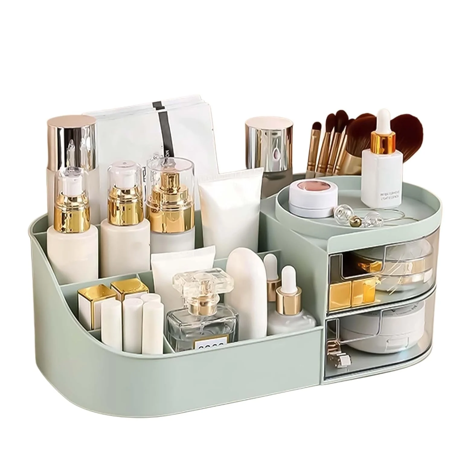 MECHDEL MakeUp Organizer Stand Desk Storage Dressing Table Organiser Cosmetic Organizer - Image 9