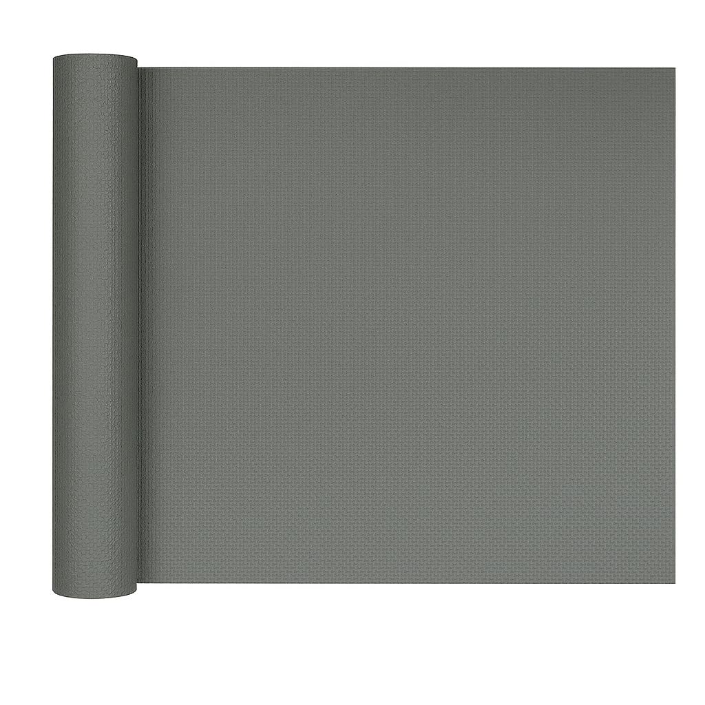 Mechdel Non-Slip Mat Roll/Waterproof Liner/Kitchen Organizer Mat/Durable Cabinet Mat/Shelf Protector Mat/PVC/Drawer Organizer Mat/Fridge Mat/Table Mat/,(45cm X 500cm) (Transparent White) - Image 9