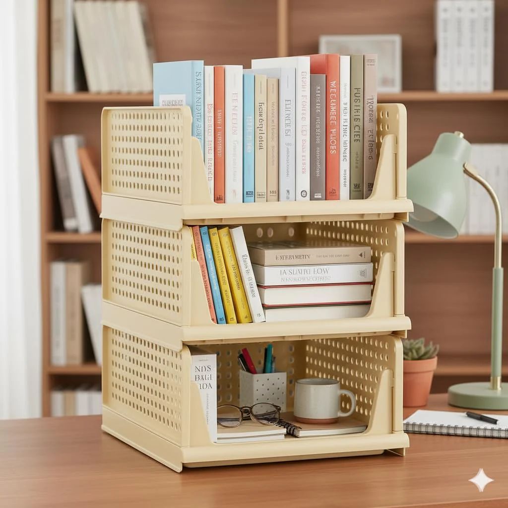 MECHDEL | Wardrobe Organizer For Clothes | Cupboard Organizer | Plastic Stackable Closet Organizer - Image 33