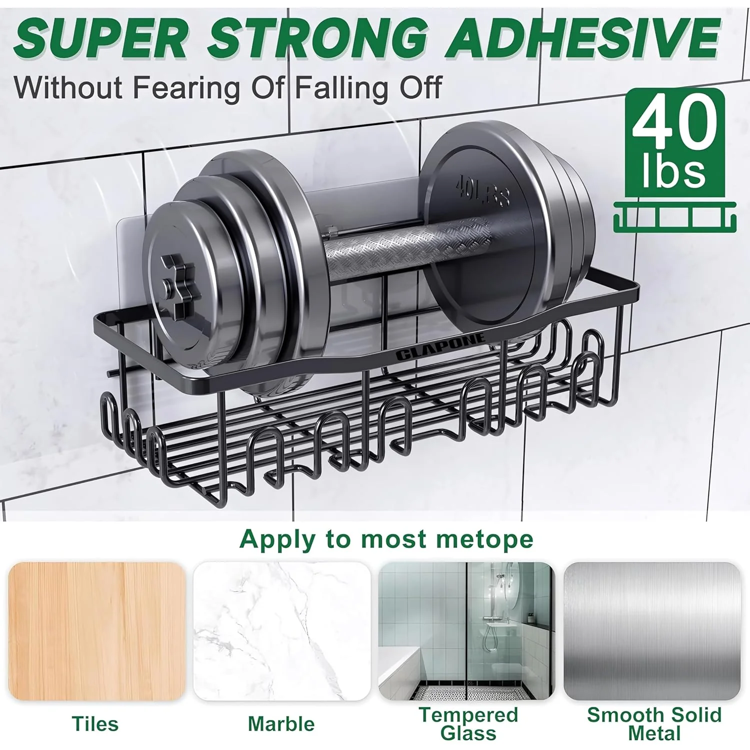 Stainless Steel Bath Organizers With Large Capacity Organizer Combo Racks and Shelves for Wall Stand for Bathroom - Image 9